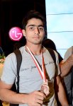 Avropa Çempionatının medalçı akrobatları Bakıya dönüb (FOTO)