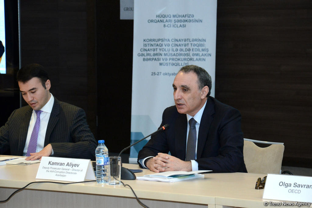 Kamran Əliyev: Azərbaycanda korrupsiyaya qarşı möhkəm siyasi iradə var (FOTO)