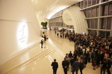 Heydər Əliyev Mərkəzində “İpək Yolu Odisseyi” sərgisinin açılışı olub (FOTO)