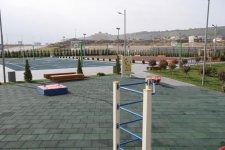 Prezident İlham Əliyev Bakıda yeni istifadəyə verilən idman və istirahət parkında yaradılan şəraitlə tanış olub  (YENİLƏNİB) (FOTO)
