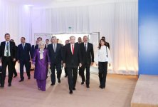 Prezident İlham Əliyev və birinci xanım Bakı-Tbilisi-Qars dəmir yolunun açılış mərasimində iştirak ediblər (FOTO) (YENİLƏNİB-3)