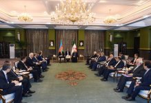 Azərbaycan və İran prezidentləri Dağlıq Qarabağ münaqişəsini müzakirə ediblər (FOTO) (YENİLƏNİB)