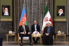 Azərbaycan və İran prezidentləri Dağlıq Qarabağ münaqişəsini müzakirə ediblər (FOTO) (YENİLƏNİB)