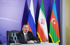 Tehranda Azərbaycan, İran və Rusiya dövlət başçılarının üçtərəfli Zirvə görüşü keçirilib (YENİLƏNİB-3) (FOTO)