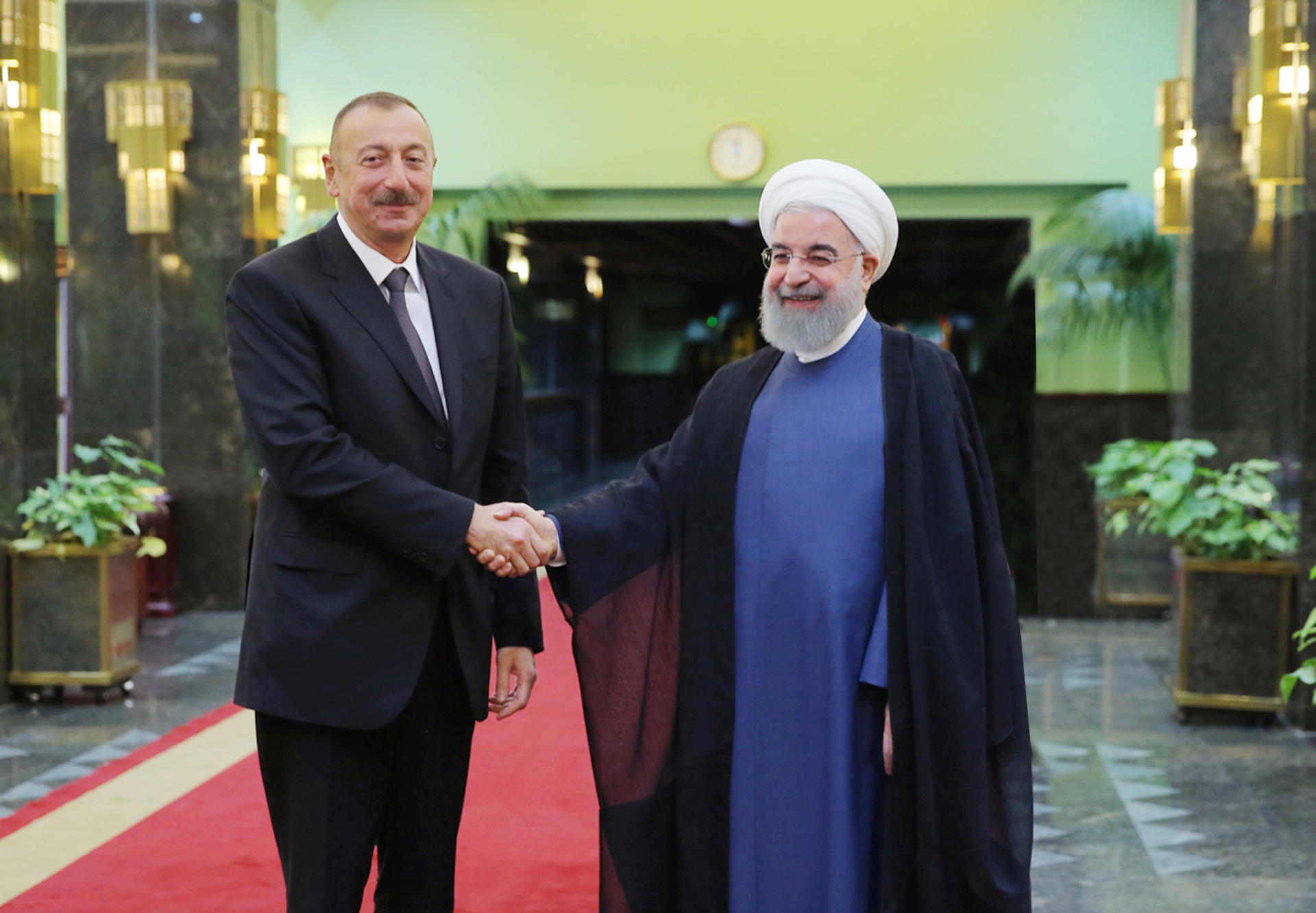 Azərbaycan və İran prezidentləri Dağlıq Qarabağ münaqişəsini müzakirə ediblər (FOTO) (YENİLƏNİB)