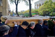 Rafiq Hüseynovla vida mərasimi keçirilir (FOTO)