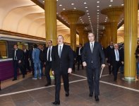 Prezident İlham Əliyev Bakı Metropoliteninin retro vaqonları ilə tanış olub (FOTO) (YENİLƏNİB)