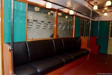 Bakı Metropolitenində retro vaqonlar - FOTOREPORTAJ