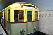 Bakı Metropolitenində retro vaqonlar - FOTOREPORTAJ