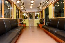 Bakı Metropolitenində retro vaqonlar - FOTOREPORTAJ