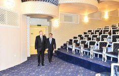 Prezident İlham Əliyev Gəncə Dövlət Filarmoniyasının yeni binasının açılışında iştirak edib (FOTO) (YENİLƏNİB)