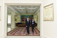 Prezident İlham Əliyev Gəncədə Mirzə Şəfi Vazeh muzeyinin açılışında iştirak edib (FOTO)