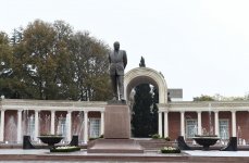Prezident İlham Əliyev Gəncə şəhərinə səfərə gəlib (FOTO)