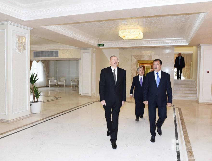 Prezident İlham Əliyev Gəncə Dövlət Filarmoniyasının yeni binasının açılışında iştirak edib (FOTO) (YENİLƏNİB)