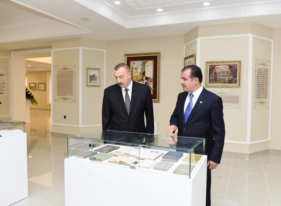 Prezident İlham Əliyev Gəncədə Mirzə Şəfi Vazeh muzeyinin açılışında iştirak edib (FOTO)