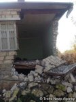 Zəlzələ nəticəsində Ağdamda 130 evə ziyan dəyib (FOTO)