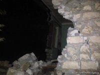 Zəlzələ nəticəsində Ağdamda 130 evə ziyan dəyib (FOTO)