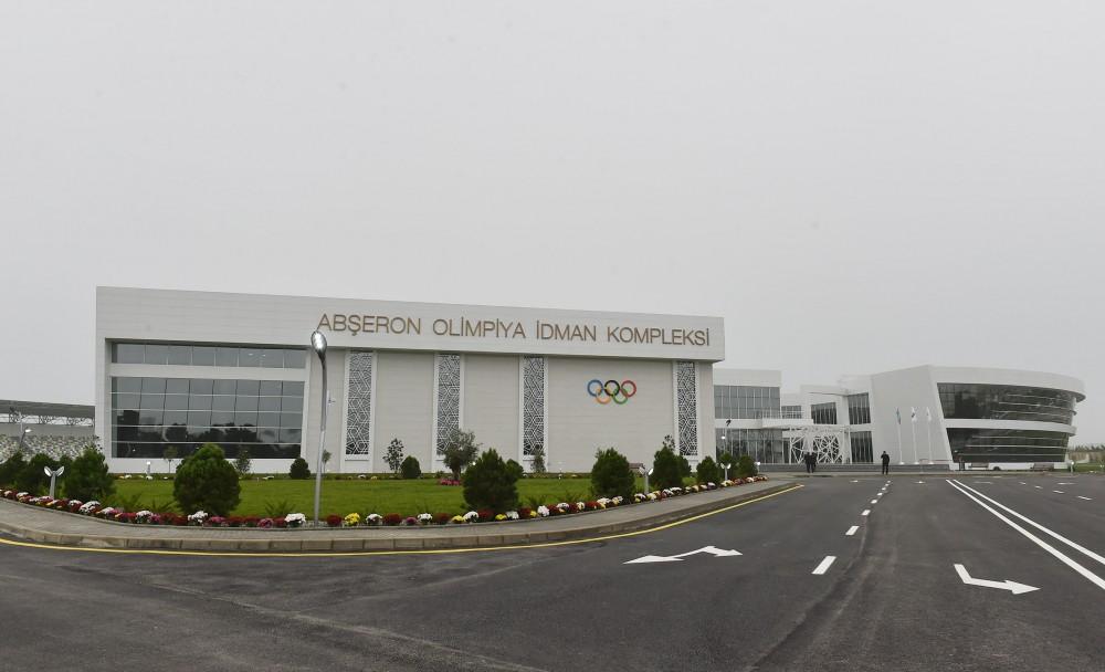 Azərbaycan Prezidenti Abşeron Olimpiya İdman Kompleksinin açılışında iştirak edib (FOTO) (YENİLƏNİB)