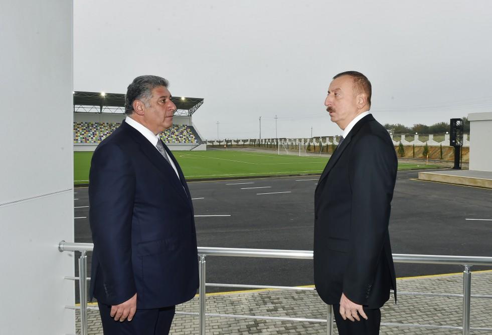 Azərbaycan Prezidenti Abşeron Olimpiya İdman Kompleksinin açılışında iştirak edib (FOTO) (YENİLƏNİB)
