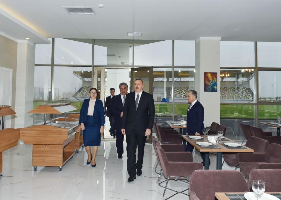 Azərbaycan Prezidenti Abşeron Olimpiya İdman Kompleksinin açılışında iştirak edib (FOTO) (YENİLƏNİB)