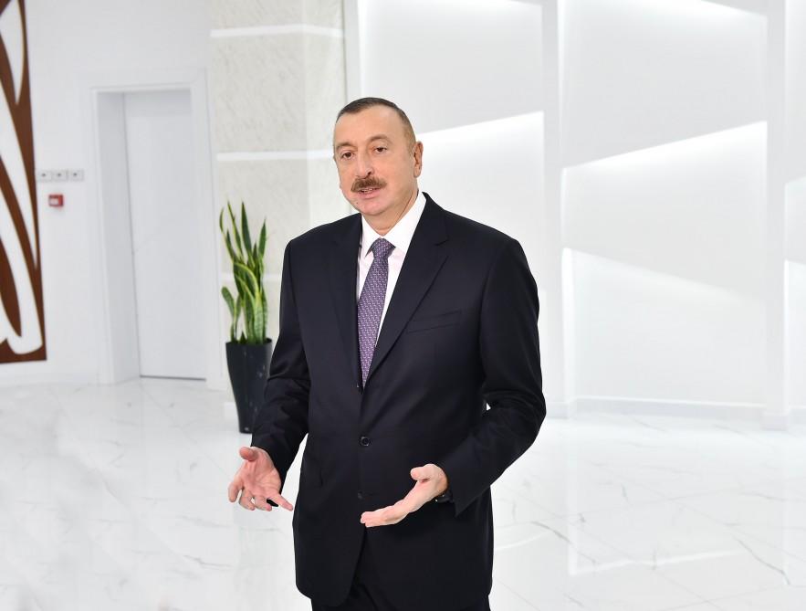 Azərbaycan Prezidenti Abşeron Olimpiya İdman Kompleksinin açılışında iştirak edib (FOTO) (YENİLƏNİB)
