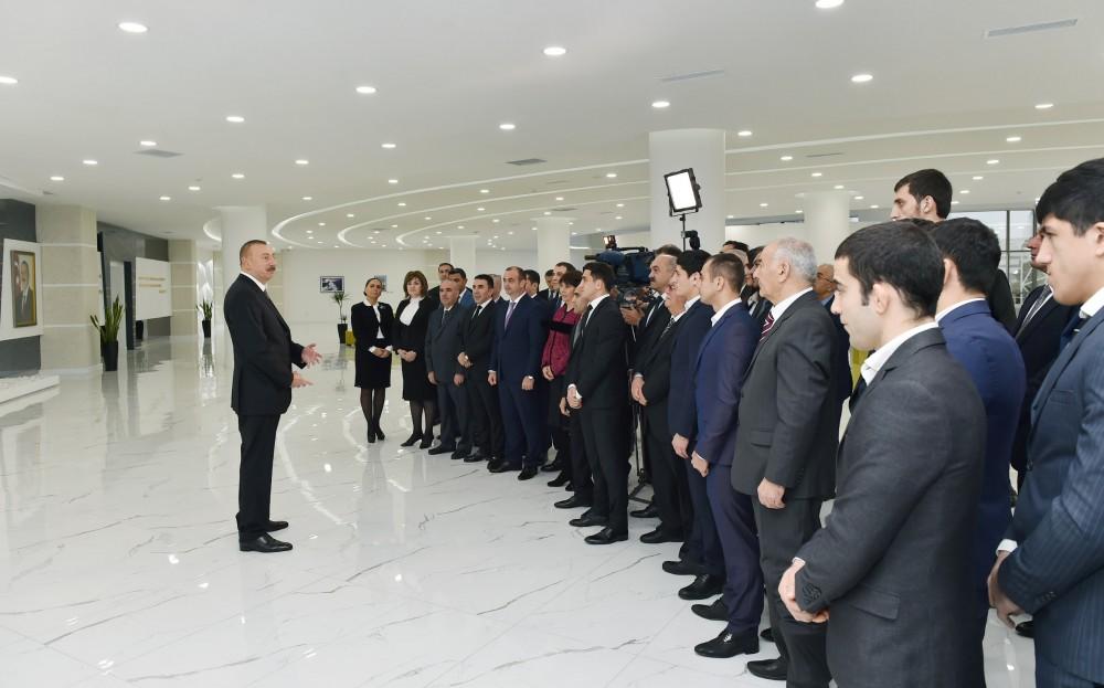 Azərbaycan Prezidenti Abşeron Olimpiya İdman Kompleksinin açılışında iştirak edib (FOTO) (YENİLƏNİB)