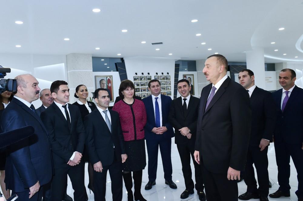 Azərbaycan Prezidenti Abşeron Olimpiya İdman Kompleksinin açılışında iştirak edib (FOTO) (YENİLƏNİB)