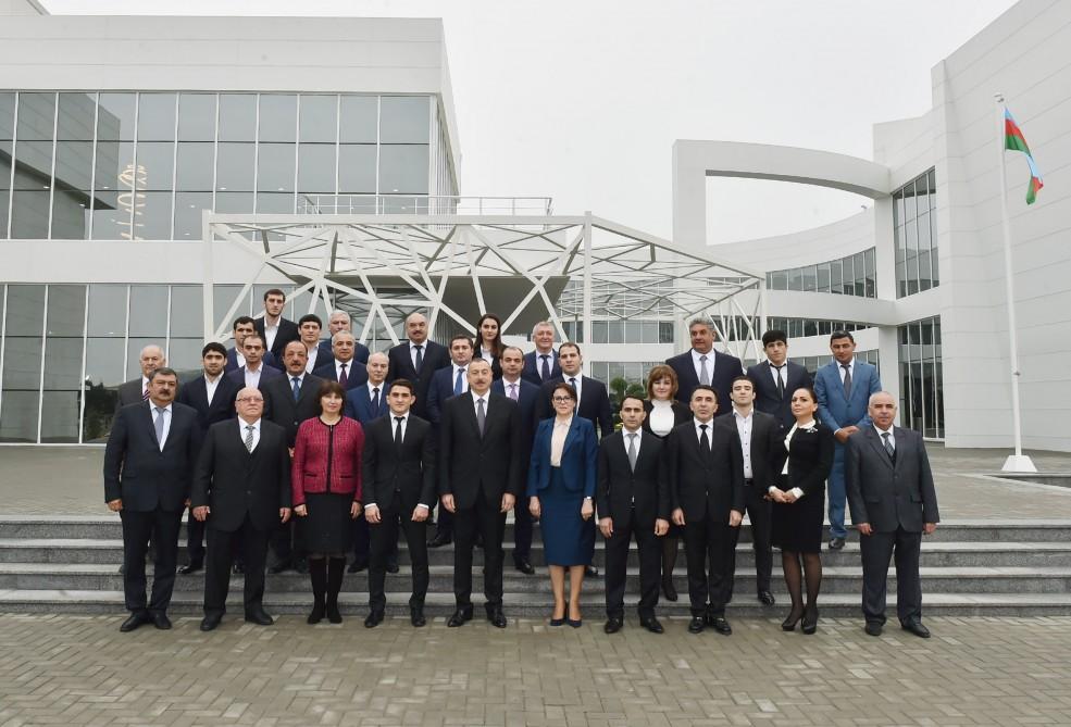 Azərbaycan Prezidenti Abşeron Olimpiya İdman Kompleksinin açılışında iştirak edib (FOTO) (YENİLƏNİB)
