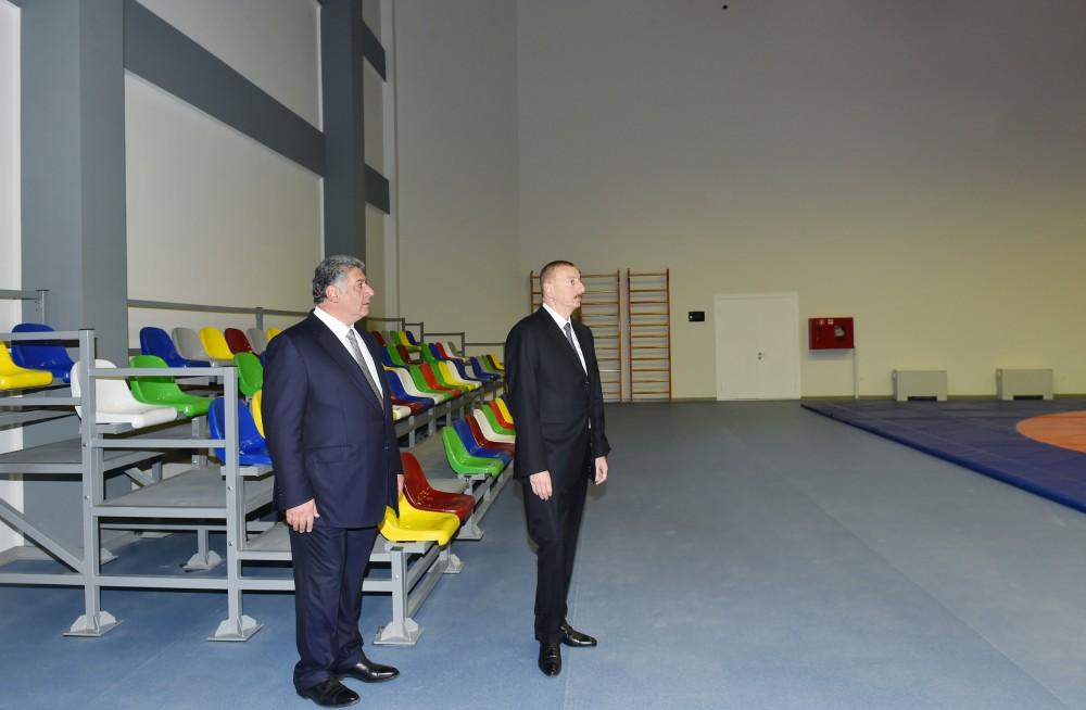 Azərbaycan Prezidenti Abşeron Olimpiya İdman Kompleksinin açılışında iştirak edib (FOTO) (YENİLƏNİB)