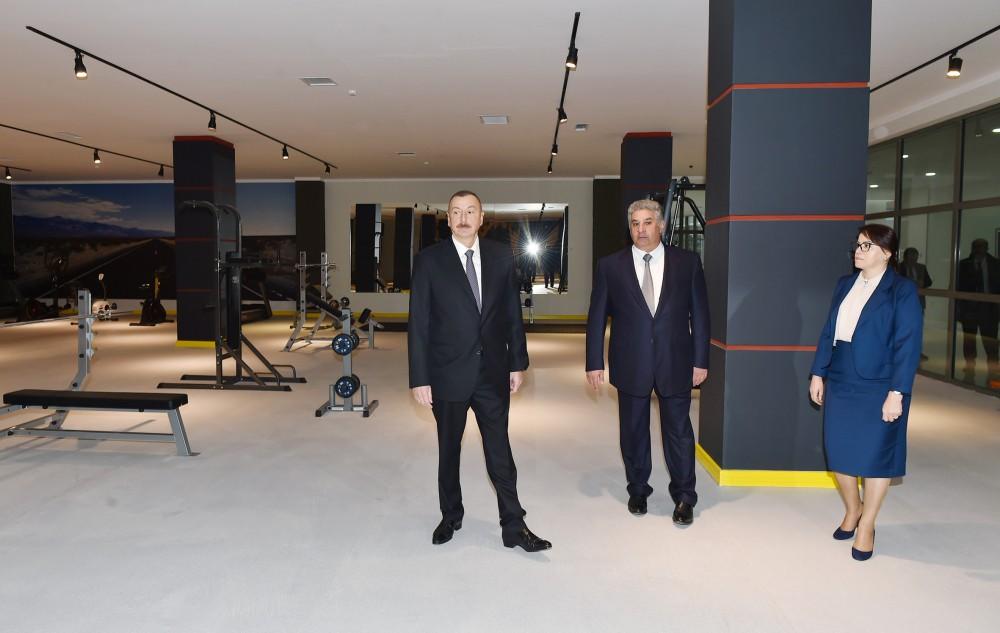 Azərbaycan Prezidenti Abşeron Olimpiya İdman Kompleksinin açılışında iştirak edib (FOTO) (YENİLƏNİB)