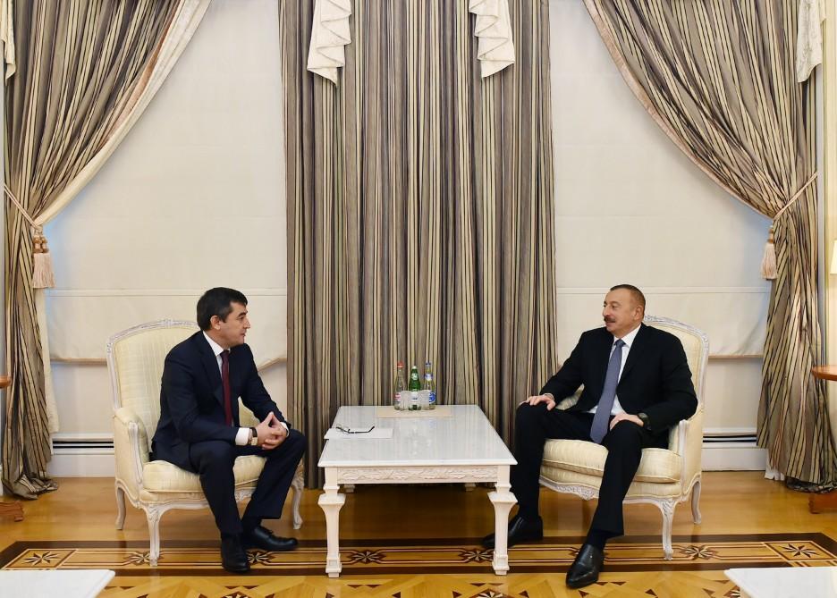 Prezident İlham Əliyev Özbəkistan Baş nazirinin müavinini qəbul edib (FOTO) (YENİLƏNİB)