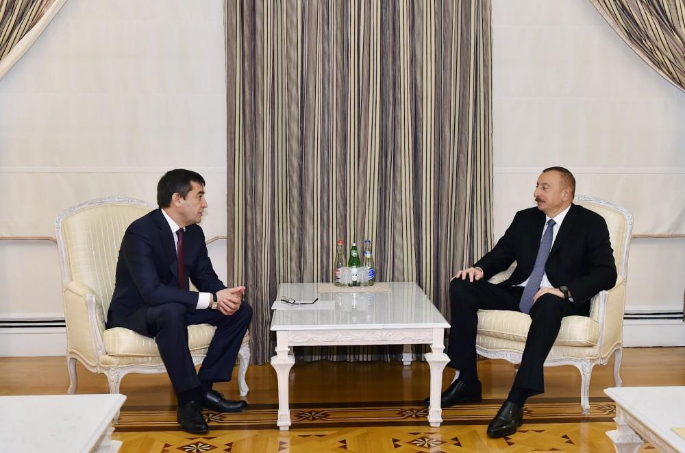 Prezident İlham Əliyev Özbəkistan Baş nazirinin müavinini qəbul edib (FOTO) (YENİLƏNİB)