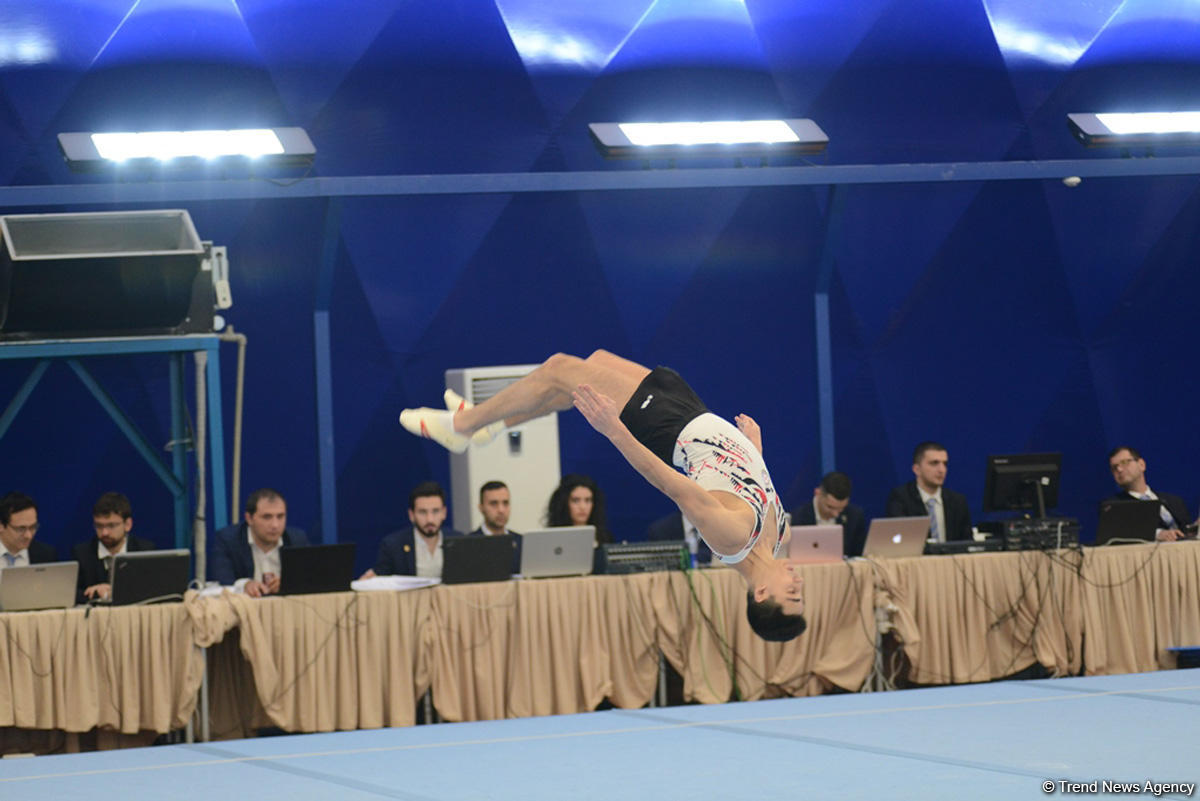 İdman və akrobatika gimnastikası üzrə Azərbaycan çempionatının ikinci günü başlayıb (FOTO)