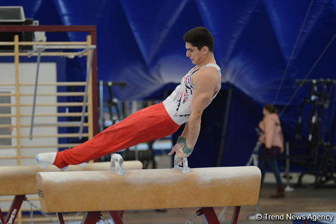 İdman və akrobatika gimnastikası üzrə Azərbaycan çempionatının ikinci günü başlayıb (FOTO)