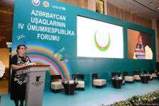 Bakıda Azərbaycan Uşaqlarının IV Ümumrespublika Forumu keçirilir (FOTO)
