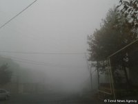 Güclü dumana baxmayaraq, Bakı hava limanı ştat rejimində işləyir (FOTO)