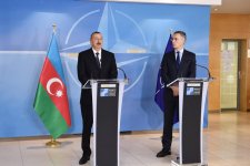 Prezident İlham Əliyev: Azərbaycanın NATO ilə əməkdaşlığı böyük potensiala malikdir (YENİLƏNİB-3) (FOTO)