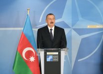 Prezident İlham Əliyev: Azərbaycanın NATO ilə əməkdaşlığı böyük potensiala malikdir (YENİLƏNİB-3) (FOTO)