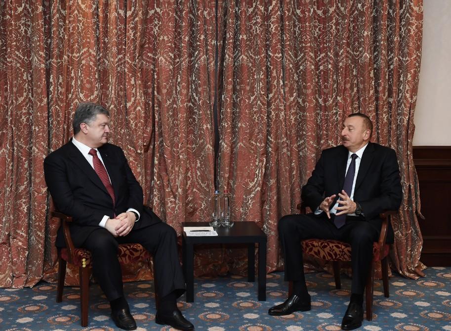 Prezident İlham Əliyev: Azərbaycan və Ukrayna arasında ticarət dövriyyəsinin artırılması üçün yaxşı potensial mövcuddur (FOTO)