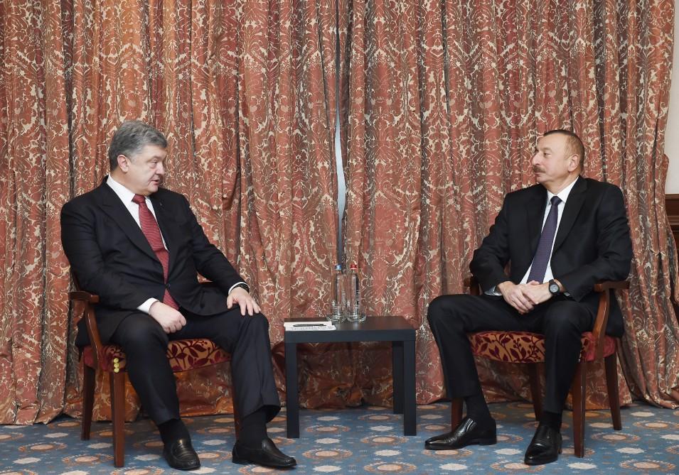 Prezident İlham Əliyev: Azərbaycan və Ukrayna arasında ticarət dövriyyəsinin artırılması üçün yaxşı potensial mövcuddur (FOTO)
