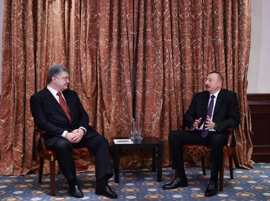 Prezident İlham Əliyev: Azərbaycan və Ukrayna arasında ticarət dövriyyəsinin artırılması üçün yaxşı potensial mövcuddur (FOTO)