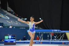 4 gimnastika növü üzrə Azərbaycan çempionatı və Bakı birinciliyinin sonuncu gününə start götürüb (FOTO)