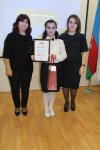 Molla Pənah Vaqifə həsr olunmuş müsabiqə qalibləri mükafatlandırılıb (FOTO)