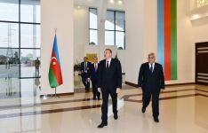Azərbaycan Prezidenti Sabirabadda Bayraq Muzeyinin açılışında iştirak edib (FOTO)