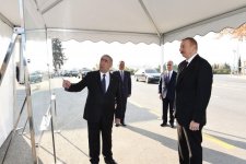 Prezident İlham Əliyev Tərtər-Seydimli-Qaradağlı-Sarov avtomobil yolunun açılışında iştirak edib (FOTO)