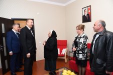 Prezident İlham Əliyev Tərtərdə 1170 məcburi köçkün ailəsi üçün salınan yeni yaşayış kompleksi ilə tanış olub (YENİLƏNİB) (FOTO)