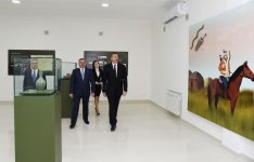 Azərbaycan Prezidenti Tərtər Tarix-Diyarşünaslıq Muzeyinin açılışında iştirak edib (FOTO)