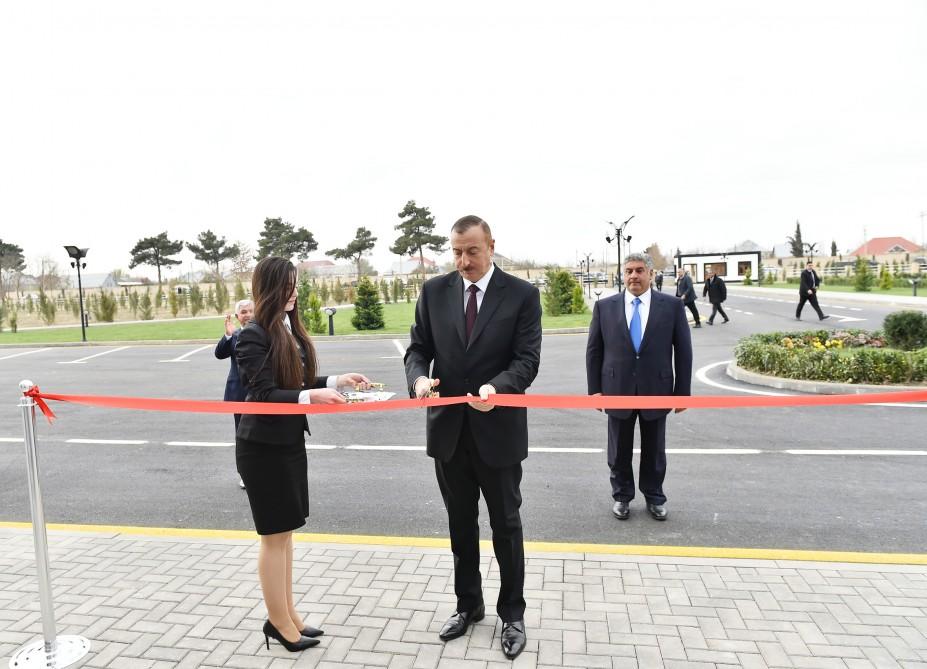 Prezident İlham Əliyev Ağcabədi Olimpiya İdman Kompleksinin açılışında iştirak edib (FOTO) (YENİLƏNİB)
