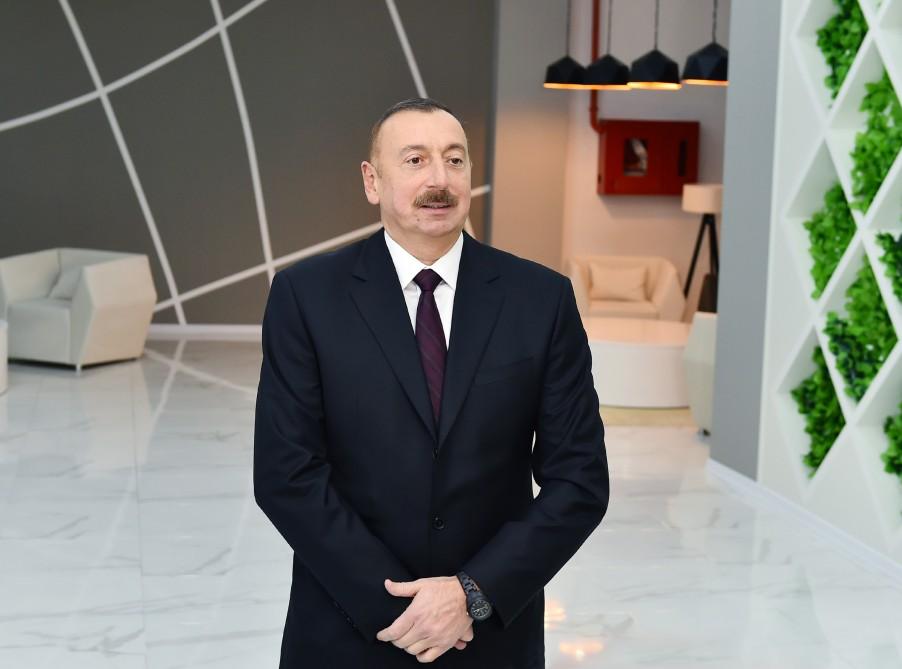 Prezident İlham Əliyev Ağcabədi Olimpiya İdman Kompleksinin açılışında iştirak edib (FOTO) (YENİLƏNİB)