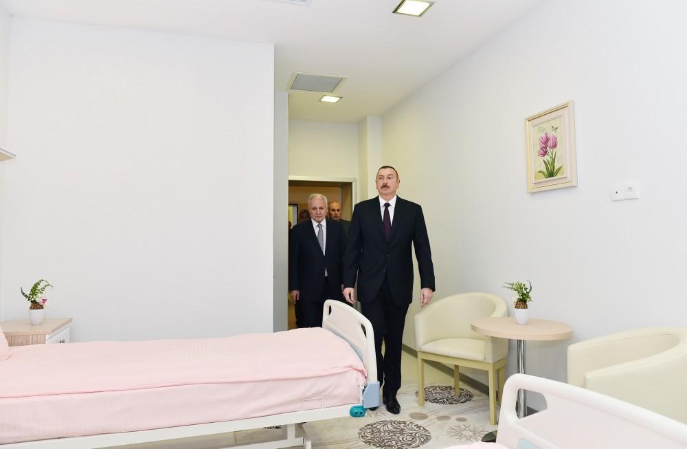 Prezident İlham Əliyev Sabirabad Rayon Mərkəzi Xəstəxanasının açılışında iştirak edib (FOTO)